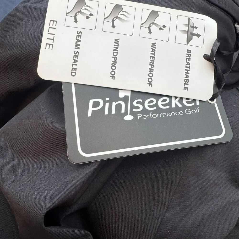 Pinseeker black rain golf pants size XL m1